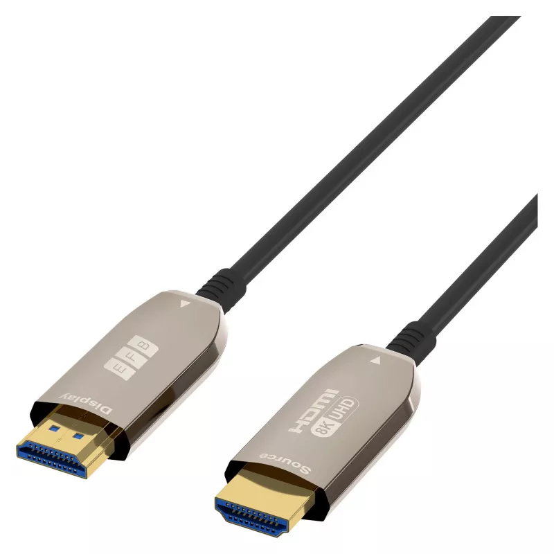 EFB Elektronik HDMI Światłowodowy Kabel AOC Active - Cyfrowy/Wideo - 20 m (HDMI-21-00007)