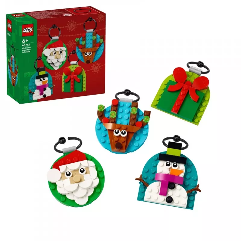 Zestaw ozdób świątecznych Bricks Iconic 40744