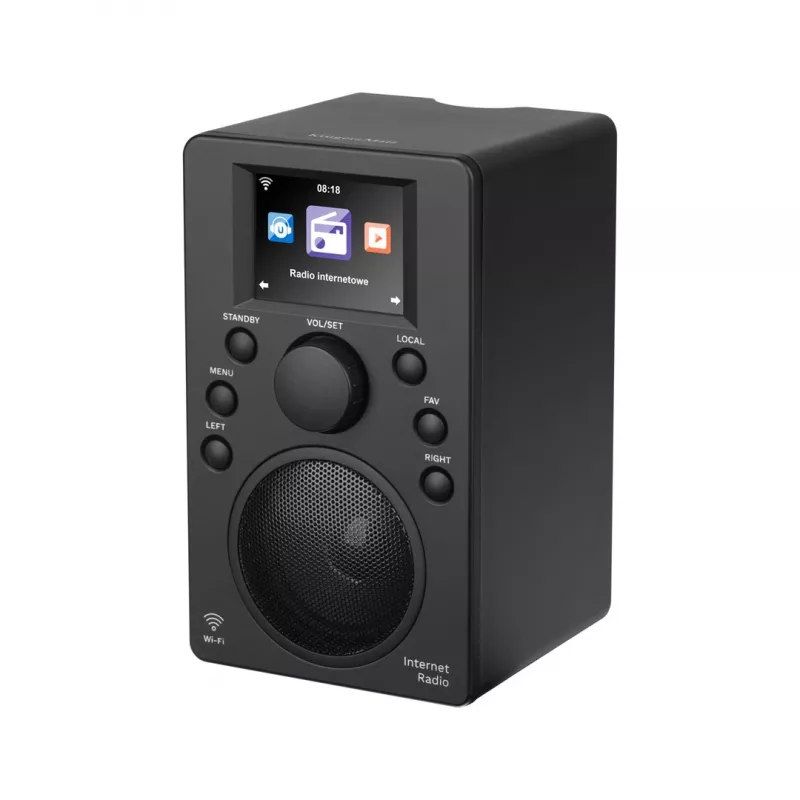 Radio internetowe Kruger & Matz KM0818.1 z Wi‑Fi, Bluetooth, USB i budzikiem