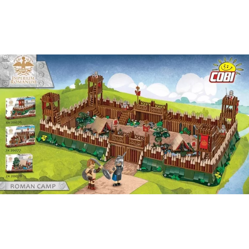 Cobi zestaw klocków Imperium Romanum — Brama Obozu Rzymskiego, 591 elementów