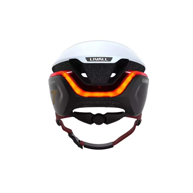 Kask otwarty Livall EVO21 biały Hybrydowa konstrukcja skorupy