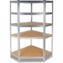 Regał do przechowywania narzędzi ogrodowych Top e shop Rack GC9030 — Stal ocynkowana i MDF, 900x300x1800 mm, wolnostojący/montaż ścienny, 875 kg udźwigu