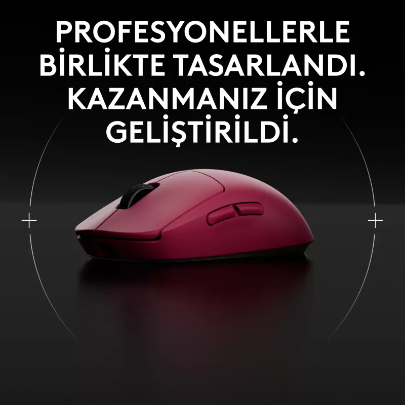 Logitech G PRO 2 - Mysz - Gaming - dla prawo- i leworęcznych - optyczna - 8 przycisków - Bezprzewodowa, Przewodowa - 2,4 GHz, USB - Odbiornik USB Logitech LIGHTSPEED - różowa (910-007310)