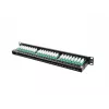 Patch panel LANBERG PPU5-1048-B 1U, 48 portów Cat5e, czarny, 445×102×44,5 mm