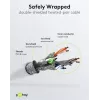 Kabel sieciowy Goobay CAT 6 Patch kabel RJ-45 Cat6 15m Biały