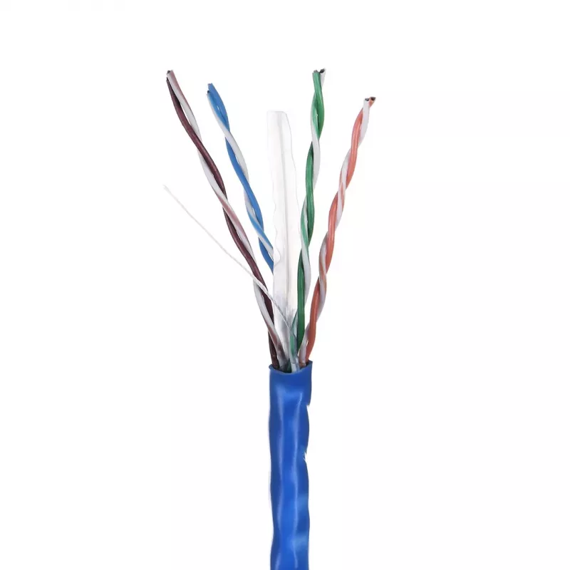 LANBERG kabel sieciowy U/UTP Cat6 LCU6-10CC-0305-B 305 m, przewodnik CCA, 23 AWG, niebieski