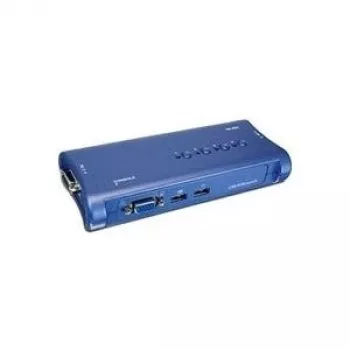TRENDnet TK 407K - przełącznik KVM - USB - 4 x port(y) KVM - 1 użytkownik lokalny - desktop (TK-407K)