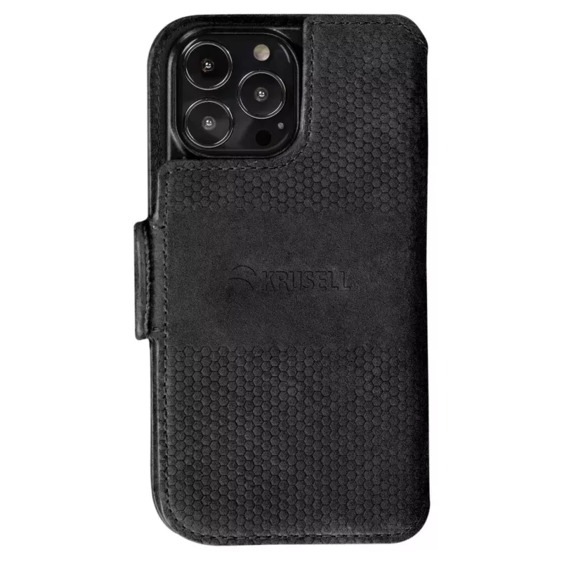 Etui portfelowe Krusell 62396 do iPhone 13 Pro Max 17 cm czarne