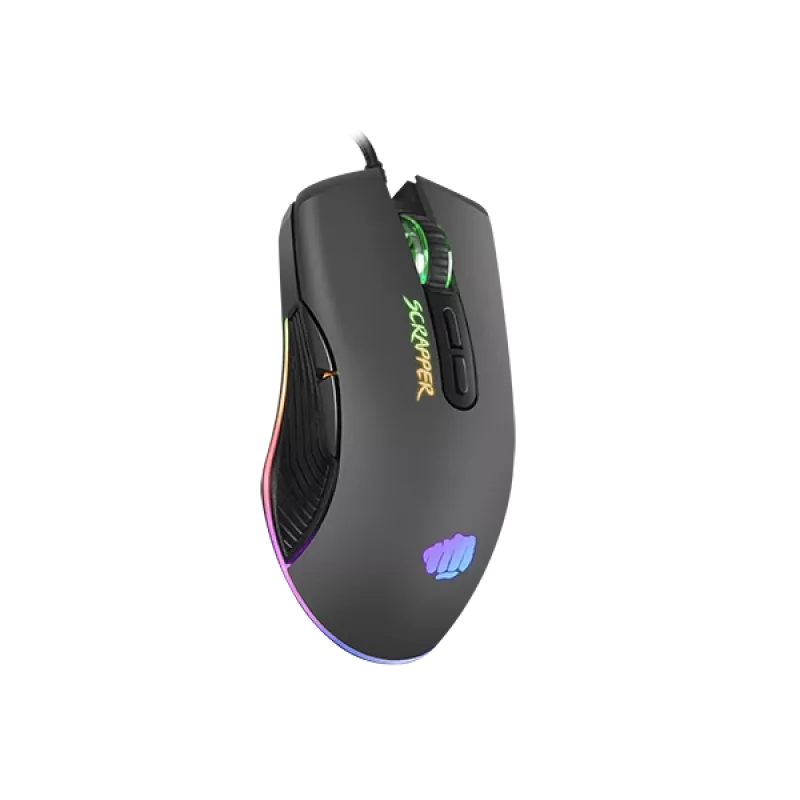 Mysz FURY Scrapper dla graczy symetryczna USB Typ-A Optyczna 6400 DPI