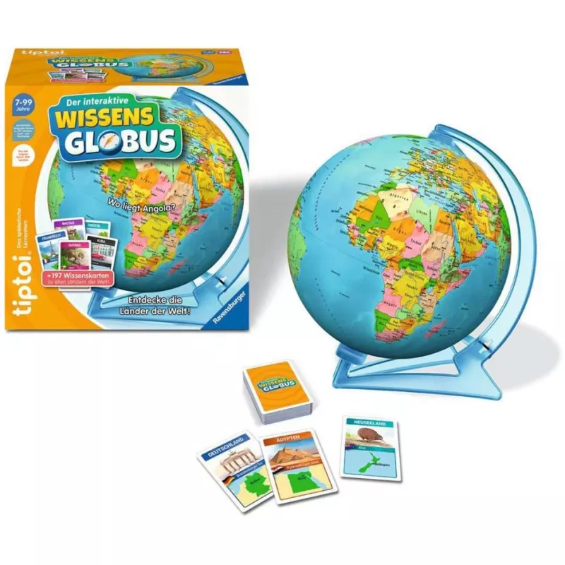 Zabawka edukacyjna Ravensburger tiptoi Interaktywny Globus Wiedzy