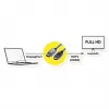 Kabel ROLINE 11445780 1 m DisplayPort na HDMI czarny