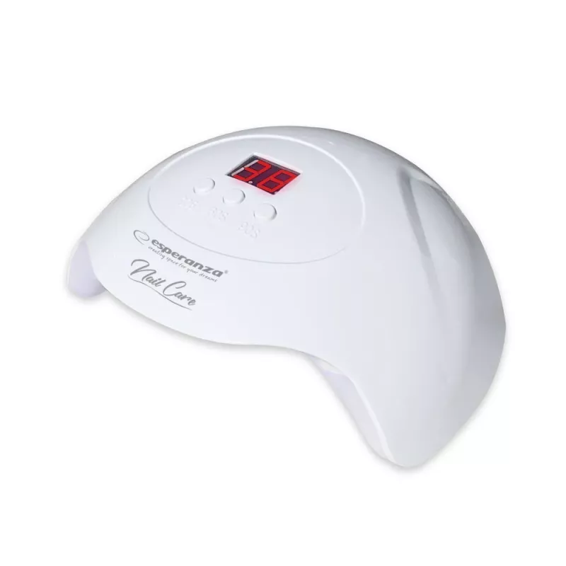 Suszarka do paznokci ESPERANZA EBN010 36W UV+LED, 15 lamp, biała, wbudowany wyświetlacz, czujnik ruchu