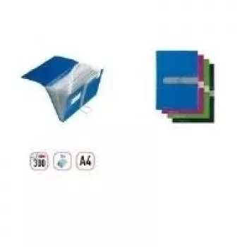 Folder Herlitz Polipropylen (PP) Niebieski A4 11208402