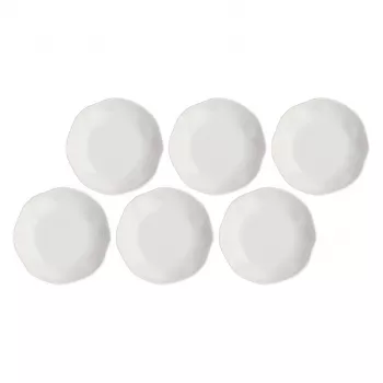 Komplet głębokich talerzy LA PORCELLANA BIANCA La Porcel 21 cm, 6 sztuk, biały