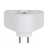Adapter wtyczki zasilania Typ E FR na Typ F Biały Maclean MCE214