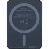 Ferrari Mocbank FEPB5MNCAK 15W 5000mAh Czarny/Czarny Metal Logo MagSafe
