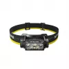 Latarka czołowa Nitecore HC60 UHE z baterią 4000 mAh, 6 diodami LED, wodoodporna, wstrząsoodporna, czarno-żółta