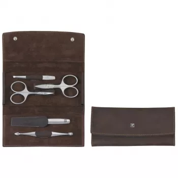 Zestaw do manicure i pedicure ZWILLING 97407-007 — 5-częściowy zestaw w skórzanym etui