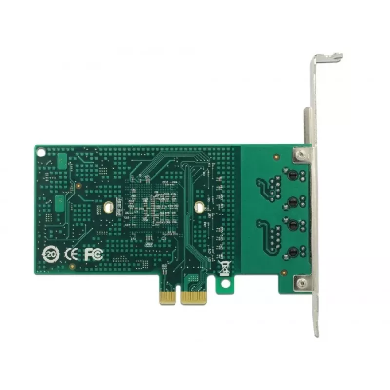 Karta sieciowa Delock PCIe 2x Gigabit LAN