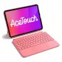 Etui z klawiaturą i touchpadem Inateck KB04122 do iPada 11 inch/Air, QWERTZ, czerwone