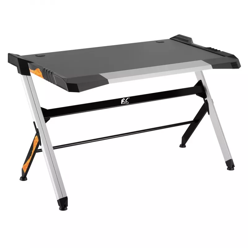 Biurko gamingowe nano rs RS150 Czarny Large RGB LED, wysokość 780 mm, maksymalne obciążenie 50 kg