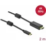 Aktywny kabel USB Type-C na HDMI DeLOCK 85970 4K 60 Hz 2 m