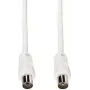 Kabel koncentryczny e+p HFT 3 3.5m Wtyk koncentryczny Gniazdo koncentryczne Biały
