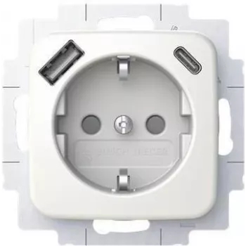 BUSCH JAEGER SCHUKO Gniazdo wtykowe USB-A+C 20 EUCB2USBAC-214 (2CKA002011A6296)