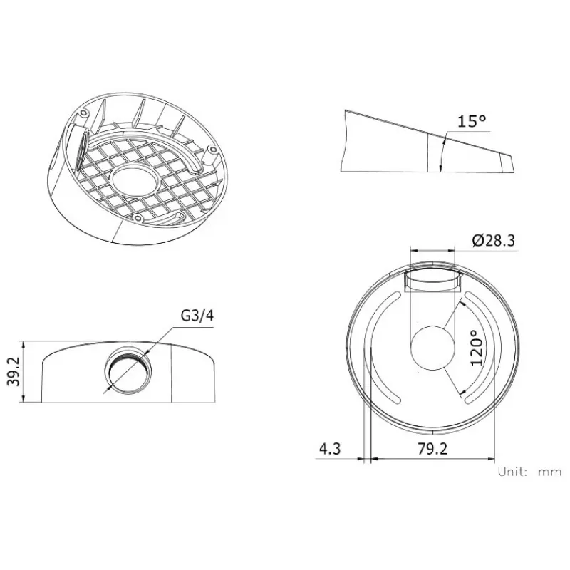Uchwyt Hikvision DS-1259ZJ