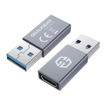 Adapter GRAUGEAR G-AD-CTA-10G USB-A na USB-C srebrny