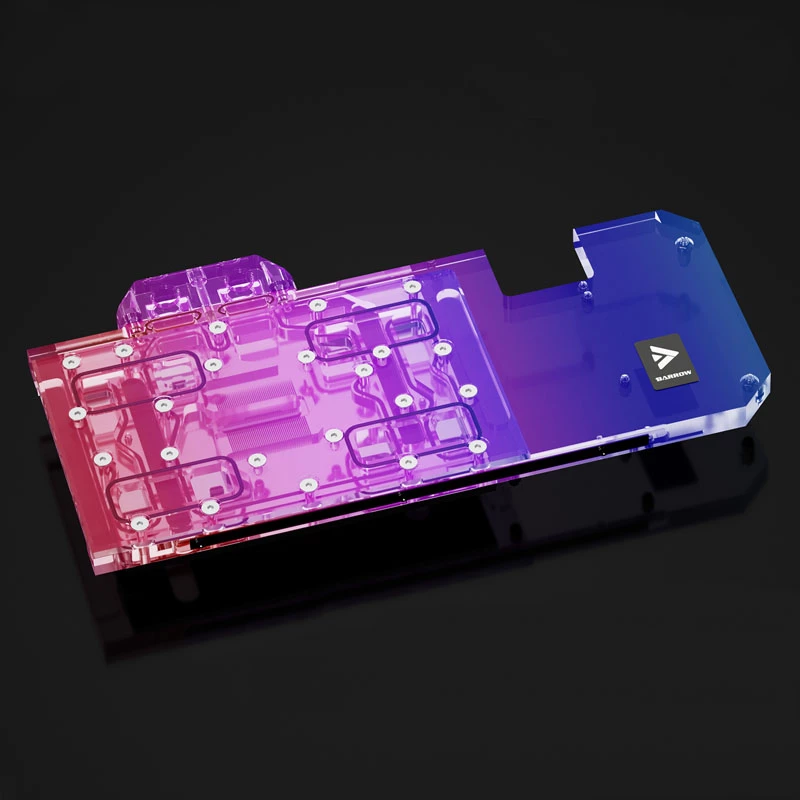 Blok wodny GPU Barrow LRC2.0 do ASUS STRIX 3070 — pełne pokrycie, akryl