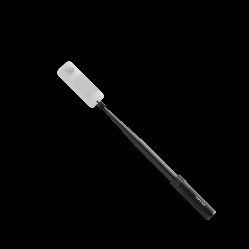 Uchwyt statywowy / Akcesorium Bullet Time Insta360 CINSKAVK — kompatybilny kijek do selfie, 29,7–120 cm, plastik, czarny