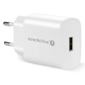 ŁADOWARKA DO TELEFONU 1X USB 18 W QC 3.0 BIAŁA