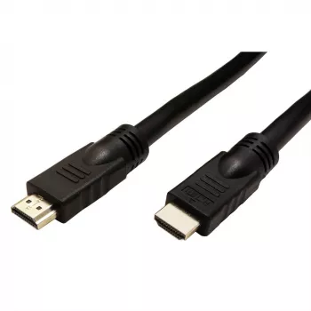 ROTRONIC-SECOMP Roline - Ultra High Speed - HDMI-Kabel mit Ethernet - HDMI männlich zu HDMI männlich - 20 m - abgeschirmt - Schwarz - aktiv, 2160p-Unt