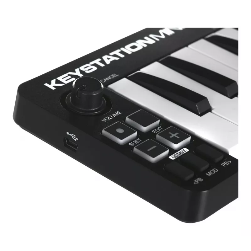 M-AUDIO Keystation Mini 32 MK3 Klawiatura MIDI 32 klawisze USB Czarny, Biały