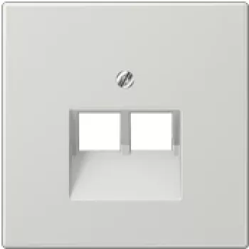 JUNG LS 969-2 UA LG - Szary - Termoplast - konwencjonalny - JUNG - UAE 2 x 8 UPO - UAE 8-8 UPO - UAE 8-8 UPOK6E - UAE 8-8 UPOK6 - MK-POF-2UAE - RJ-45