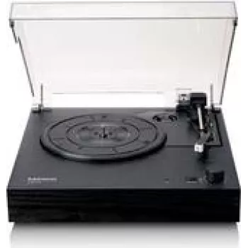 Gramofon Lenco LS-15BK czarny gramofon z napędem paskowym LS15, wbudowany przedwzmacniacz gramofonowy, wyjście USB