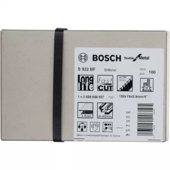 Bosch 2 608 656 027 brzeszczot do wyrzynarek / pił szablastych / pił włosowych Bimetal 100 szt.