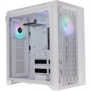CTE C700 TG ARGB Snow, obudowa wieżowa biała, szkło hartowane