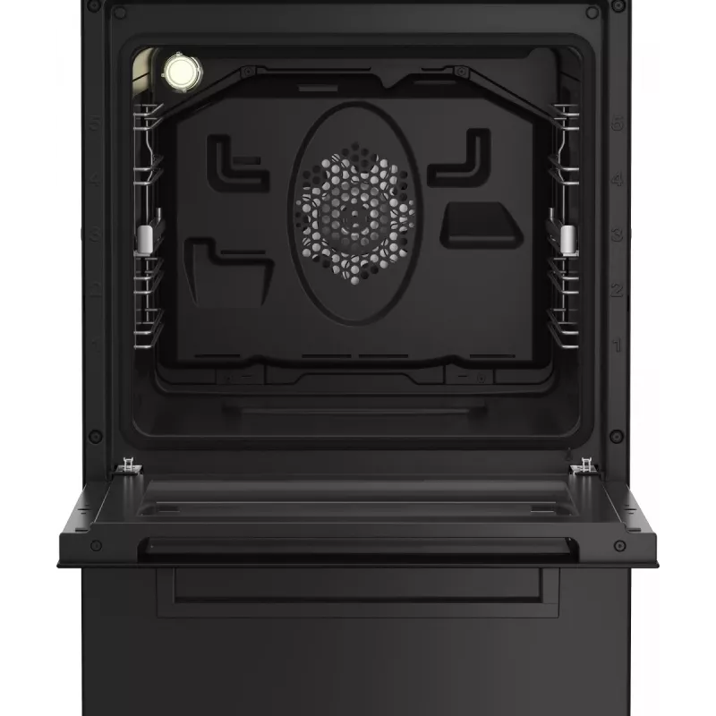 Kuchenka wolnostojąca BEKO FSM52331DBDS, płyta gazowa 4 palniki (2900/2000/2000/1000 W), piekarnik elektryczny 60 L, 60 cm, klasa energetyczna A, czarna