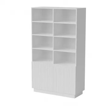 Szafka do przechowywania Cama Meble LIVERTI regał 100×420×1705 mm biały