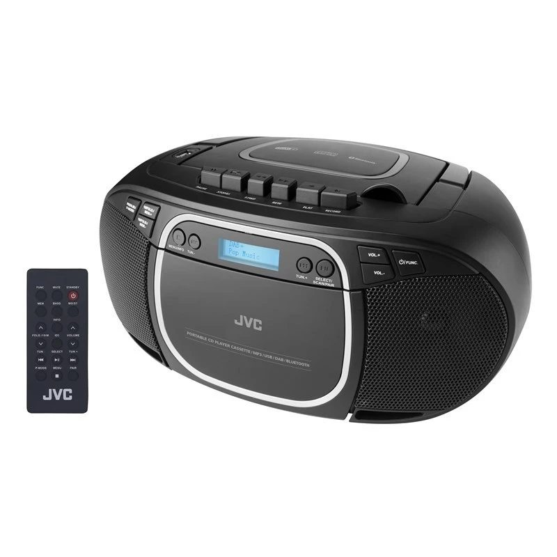 JVC RC-E561B-DAB Odtwarzacz CD Czarny Przenośny odtwarzacz CD