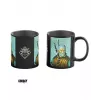 Kubek z ujawnianym pod wpływem ciepła Good Loot The Witcher 3 Game Art Chronicles - Geralt & Vincent van Gogh 450 ml Czarny