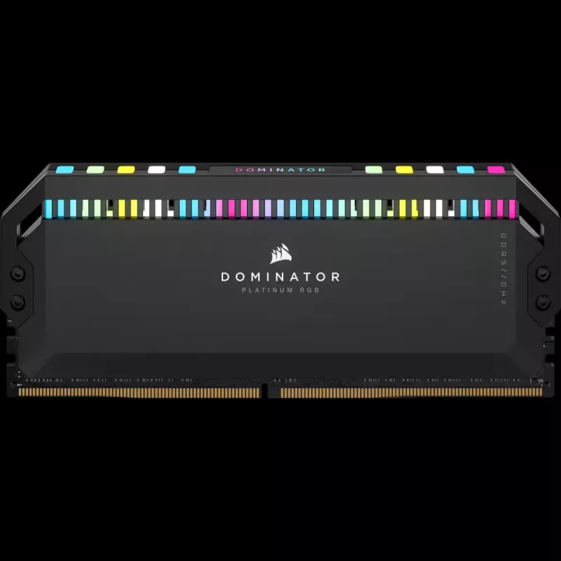 DIMM 32 GB DDR5-6400 (2x 16 GB) Dual-Kit, Arbeitsspeicher schwarz, CMT32GX5M2B6400C32, Dominator Platinum, INTEL XMP