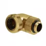 Barrow Multi-Link Adapter 90° G1/4 cala męski do 14mm sztywnej rurki, obrotowy, złoty (TWT90KND-K14 go)