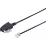 Kabel telefoniczny ShiverPeaks 70143 z wtykiem TAE N do połączeń stacjonarnych