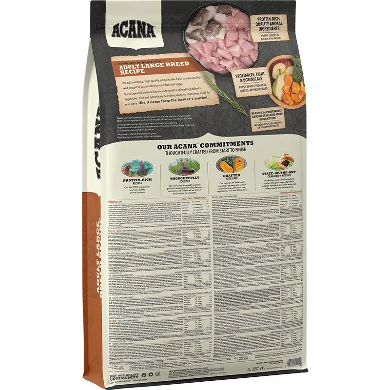 ACANA Adult Large Breed - sucha karma dla psów - 11,4kg