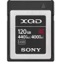 Sony QD-G120F 120 GB Hi-Speed XQD Memory Card, 120 GB, XQD, 440 MB/s, 400 MB/s, Wodoodporna, Odporna na temperaturę, Czarna
