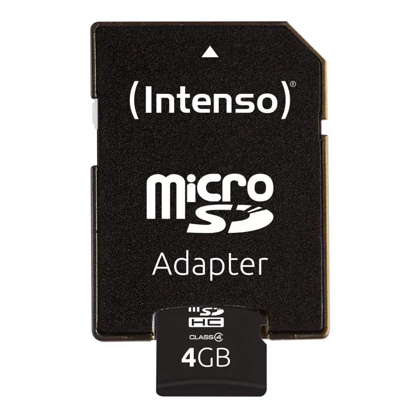 Karta pamięci Intenso 4 GB MicroSDHC Class 4 3403450