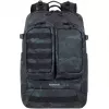 Plecak Rivacase Sherwood Camouflage, granatowy Poliester, poliuretan